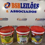 LOTE 162 - 02 BALDES DE MANTAS LIQUIDAS PRETA E 01 BALDE DE CHAPIX MARCAS QUARTZOLIT 3,6L. (NO ESTADO, LEILÃO NÃO TEM GARANTIA E NEM DEVOLUÇÃO, SUJEITO A POSSÍVEIS AVARIAS VISÍVEIS/OCULTAS E/OU AUSÊNCIA DE COMPONENTES).