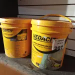 LOTE 207 - 02 BALDES DE ADITIVO IMPERMEABILIZANTE PARA CONCRETO E ARGAMASSAS VEDACIT 18L. (NO ESTADO, LEILÃO NÃO TEM GARANTIA E NEM DEVOLUÇÃO, SUJEITO A POSSÍVEIS AVARIAS VISÍVEIS/OCULTAS E/OU AUSÊNCIA DE COMPONENTES).