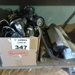 LOTE 347 - 01 LOTE COM VÁRIAS CÂMERAS DE SEGURANÇA MARCAS E MODELOS DIVERSOS. (NO ESTADO, LEILÃO NÃO TEM GARANTIA E NEM DEVOLUÇÃO, SUJEITO A POSSÍVEIS AVARIAS VISÍVEIS/OCULTAS E/OU AUSÊNCIA DE COMPONENTES).