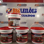 LOTE 317 - 04 GALÕES DE DRYKOVEDA, ADITIVO IMPERMEABILIZANTE PARA CONCRETO E ARGAMASSAS 3,6L. (NO ESTADO, LEILÃO NÃO TEM GARANTIA E NEM DEVOLUÇÃO, SUJEITO A POSSÍVEIS AVARIAS VISÍVEIS/OCULTAS E/OU AUSÊNCIA DE COMPONENTES).