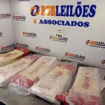 LOTE 144 - 01 LOTE COM GRANDE QUANTIDADE DE LUVAS RANHURADA DE LÁTEX CANO LONGO TAMANHO “G”. (NO ESTADO, LEILÃO NÃO TEM GARANTIA E NEM DEVOLUÇÃO, SUJEITO A POSSÍVEIS AVARIAS VISÍVEIS/OCULTAS E/OU AUSÊNCIA DE COMPONENTES).