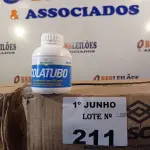 LOTE 211 - 02 CAIXAS COM COLA TUBO ST BRASCOLA 15 FRASCOS CADA. (NO ESTADO, LEILÃO NÃO TEM GARANTIA E NEM DEVOLUÇÃO, SUJEITO A POSSÍVEIS AVARIAS VISÍVEIS/OCULTAS E/OU AUSÊNCIA DE COMPONENTES).