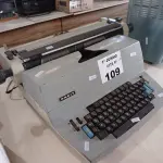 LOTE 109 - 01 MÁQUINA DE ESCREVER ELÉTRICA MARCA FACIT. (NO ESTADO, LEILÃO NÃO TEM GARANTIA E NEM DEVOLUÇÃO, SUJEITO A POSSÍVEIS AVARIAS VISÍVEIS/OCULTAS E/OU AUSÊNCIA DE COMPONENTES).
