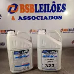 LOTE 323 - 10 LITROS DE HIPOCLORITO DE SÓDIO 12%. (NO ESTADO, LEILÃO NÃO TEM GARANTIA E NEM DEVOLUÇÃO, SUJEITO A POSSÍVEIS AVARIAS VISÍVEIS/OCULTAS E/OU AUSÊNCIA DE COMPONENTES).
