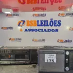 LOTE 175 - 01 MICRO SYSTEM MARCA SONY E 01 MOTO RÁDIO MARCA SATÉLITE. (NO ESTADO, LEILÃO NÃO TEM GARANTIA E NEM DEVOLUÇÃO, SUJEITO A POSSÍVEIS AVARIAS VISÍVEIS/OCULTAS E/OU AUSÊNCIA DE COMPONENTES).
