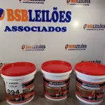 LOTE 094 - 04 BALDES DE DRYKOVEDA, ADITIVO IMPERMEABILIZANTE PARA CONCRETO E ARGAMASSAS 3,6L. (NO ESTADO, LEILÃO NÃO TEM GARANTIA E NEM DEVOLUÇÃO, SUJEITO A POSSÍVEIS AVARIAS VISÍVEIS/OCULTAS E/OU AUSÊNCIA DE COMPONENTES).
