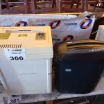 LOTE 366 - 02 FRAGMENTADORAS DE PAPEL MARCAS E MODELOS DIVERSOS. (NO ESTADO, LEILÃO NÃO TEM GARANTIA E NEM DEVOLUÇÃO, SUJEITO A POSSÍVEIS AVARIAS VISÍVEIS/OCULTAS E/OU AUSÊNCIA DE COMPONENTES).