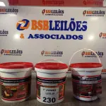 LOTE 230 - 03 BALDES DE DRYKOVEDA ACQUA, IMPERMEABILIZANTE PARA FACHADAS, MUROS E TELHAS 3,6L. (NO ESTADO, LEILÃO NÃO TEM GARANTIA E NEM DEVOLUÇÃO, SUJEITO A POSSÍVEIS AVARIAS VISÍVEIS/OCULTAS E/OU AUSÊNCIA DE COMPONENTES).