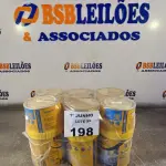 LOTE 198 - 06 LATAS DE ADESIVO ESTRUTURAL DE BASE EPÓXI MEDIA FLUIDEZ COMPONENTES A+B. (NO ESTADO, LEILÃO NÃO TEM GARANTIA E NEM DEVOLUÇÃO, SUJEITO A POSSÍVEIS AVARIAS VISÍVEIS/OCULTAS E/OU AUSÊNCIA DE COMPONENTES).