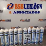 LOTE 160 - 10 TUBOS DE SILICONE ACÉTICO. (NO ESTADO, LEILÃO NÃO TEM GARANTIA E NEM DEVOLUÇÃO, SUJEITO A POSSÍVEIS AVARIAS VISÍVEIS/OCULTAS E/OU AUSÊNCIA DE COMPONENTES).