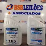 LOTE 165 - 10 LITROS DE HIPOCLORITO DE SÓDIO 12%. (NO ESTADO, LEILÃO NÃO TEM GARANTIA E NEM DEVOLUÇÃO, SUJEITO A POSSÍVEIS AVARIAS VISÍVEIS/OCULTAS E/OU AUSÊNCIA DE COMPONENTES).