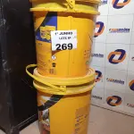 LOTE 269 - 02 BALDES DE VEDALIT, ADITIVO PLASTIFICANTE CONCENTRADO PARA CONCRETO E ARGAMASSAS 18L. (NO ESTADO, LEILÃO NÃO TEM GARANTIA E NEM DEVOLUÇÃO, SUJEITO A POSSÍVEIS AVARIAS VISÍVEIS/OCULTAS E/OU AUSÊNCIA DE COMPONENTES).