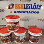 LOTE 204 - 04 BALDES DE DRYKOVEDA, ADITIVO IMPERMEABILIZANTE PARA CONCRETO E ARGAMASSAS. (NO ESTADO, LEILÃO NÃO TEM GARANTIA E NEM DEVOLUÇÃO, SUJEITO A POSSÍVEIS AVARIAS VISÍVEIS/OCULTAS E/OU AUSÊNCIA DE COMPONENTES).