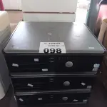 LOTE 098 - 03 CPU DELL OPTPLEX. (NO ESTADO, LEILÃO NÃO TEM GARANTIA E NEM DEVOLUÇÃO, SUJEITO A POSSÍVEIS AVARIAS VISÍVEIS/OCULTAS E/OU AUSÊNCIA DE COMPONENTES).