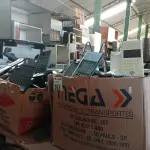 LOTE 393 - 01 LOTE COM GRANDE QUANTIDADE DE APARELHOS DE TELEFONE MARCAS E MODELOS DIVERSOS. (NO ESTADO, LEILÃO NÃO TEM GARANTIA E NEM DEVOLUÇÃO, SUJEITO A POSSÍVEIS AVARIAS VISÍVEIS/OCULTAS E/OU AUSÊNCIA DE COMPONENTES).