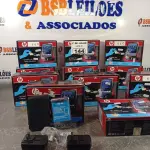 LOTE 144 - 01 LOTE COM VÁRIOS HP IPAQ MODELOS DIVERSOS. (NO ESTADO, LEILÃO NÃO TEM GARANTIA E NEM DEVOLUÇÃO, SUJEITO A POSSÍVEIS AVARIAS VISÍVEIS/OCULTAS E/OU AUSÊNCIA DE COMPONENTES).