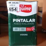 LOTE 454 - 01 LATA DE TINTA IQUINE PINTALAR FOSCO AVELUDADO INTERIORES NA COR BRANCO GELO 18L. (NO ESTADO, LEILÃO NÃO TEM GARANTIA E NEM DEVOLUÇÃO, SUJEITO A POSSÍVEIS AVARIAS VISÍVEIS/OCULTAS E/OU AUSÊNCIA DE COMPONENTES).