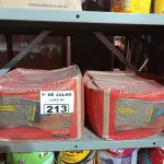 LOTE 213 - 02 CAIXAS DE DRYKOTEC 5500 18KG. (NO ESTADO, LEILÃO NÃO TEM GARANTIA E NEM DEVOLUÇÃO, SUJEITO A POSSÍVEIS AVARIAS VISÍVEIS/OCULTAS E/OU AUSÊNCIA DE COMPONENTES).