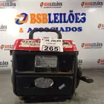 LOTE 265 - 01 GERADOR A GASOLINA MARCA MOTOMIL. (NO ESTADO, LEILÃO NÃO TEM GARANTIA E NEM DEVOLUÇÃO, SUJEITO A POSSÍVEIS AVARIAS VISÍVEIS/OCULTAS E/OU AUSÊNCIA DE COMPONENTES).