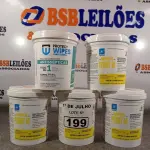 LOTE 199 - 04 BALDES DE WIPES PEROXY 4D E 01 BALDE DE TOALHA UMEDECIDA ANTISSÉPTICA. (NO ESTADO, LEILÃO NÃO TEM GARANTIA E NEM DEVOLUÇÃO, SUJEITO A POSSÍVEIS AVARIAS VISÍVEIS/OCULTAS E/OU AUSÊNCIA DE COMPONENTES).