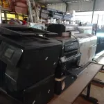 LOTE 286 - 10 IMPRESSORAS MARCAS E MODELOS DIVERSOS PARA RETIRADA DE PEÇAS. (NO ESTADO, LEILÃO NÃO TEM GARANTIA E NEM DEVOLUÇÃO, SUJEITO A POSSÍVEIS AVARIAS VISÍVEIS/OCULTAS E/OU AUSÊNCIA DE COMPONENTES).
