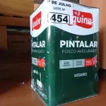 LOTE 454 - 01 LATA DE TINTA IQUINE PINTALAR FOSCO AVELUDADO INTERIORES NA COR BRANCO GELO 18L. (NO ESTADO, LEILÃO NÃO TEM GARANTIA E NEM DEVOLUÇÃO, SUJEITO A POSSÍVEIS AVARIAS VISÍVEIS/OCULTAS E/OU AUSÊNCIA DE COMPONENTES).