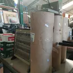 LOTE 403 - 03 BOBINAS DE PAPEL, 01 AQUECEDOR E MATERIAIS DIVERSOS. (NO ESTADO, LEILÃO NÃO TEM GARANTIA E NEM DEVOLUÇÃO, SUJEITO A POSSÍVEIS AVARIAS VISÍVEIS/OCULTAS E/OU AUSÊNCIA DE COMPONENTES).