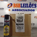 LOTE 160 - 12 LATAS DE ESPUMA DE PU MULTIUSO TYTAN. (NO ESTADO, LEILÃO NÃO TEM GARANTIA E NEM DEVOLUÇÃO, SUJEITO A POSSÍVEIS AVARIAS VISÍVEIS/OCULTAS E/OU AUSÊNCIA DE COMPONENTES).