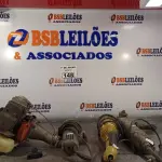 LOTE 148 - 03 LIXADEIRAS E 01 MOTOR DE ROÇADEIRA MARCAS E MODELOS DIVERSOS PARA RETIRADA DE PEÇAS. (NO ESTADO, LEILÃO NÃO TEM GARANTIA E NEM DEVOLUÇÃO, SUJEITO A POSSÍVEIS AVARIAS VISÍVEIS/OCULTAS E/OU AUSÊNCIA DE COMPONENTES).