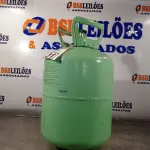 LOTE 331 - 01 BOTIJA DE GÁS R22 INCOMPLETA. (NO ESTADO, LEILÃO NÃO TEM GARANTIA E NEM DEVOLUÇÃO, SUJEITO A POSSÍVEIS AVARIAS VISÍVEIS/OCULTAS E/OU AUSÊNCIA DE COMPONENTES).