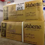 LOTE 211 - 02 CAIXAS DE LUVAS RANHURADA DE LÁTEX TAMANHOS “G” COM 36 PACOTES CADA. (NO ESTADO, LEILÃO NÃO TEM GARANTIA E NEM DEVOLUÇÃO, SUJEITO A POSSÍVEIS AVARIAS VISÍVEIS/OCULTAS E/OU AUSÊNCIA DE COMPONENTES).