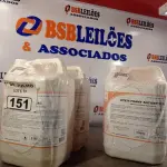 LOTE 151 - 10 LITROS DE ESPUMA HIGIENIZADORA PARA ANTISSEPSIA INSTANTÂNEA DAS MÃOS E 10 LITROS DE SABONETE DE ESPUMA ANTISSÉPTICO. (NO ESTADO, LEILÃO NÃO TEM GARANTIA E NEM DEVOLUÇÃO, SUJEITO A POSSÍVEIS AVARIAS VISÍVEIS/OCULTAS E/OU AUSÊNCIA DE COMPONENTES).