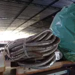 LOTE 194 - 02 ROLOS DE MANGUEIRA COPEX EM METAL. (NO ESTADO, LEILÃO NÃO TEM GARANTIA E NEM DEVOLUÇÃO, SUJEITO A POSSÍVEIS AVARIAS VISÍVEIS/OCULTAS E/OU AUSÊNCIA DE COMPONENTES).