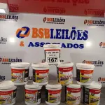 LOTE 167 - 10 QUILOS DE REJUNTAMENTO ACRÍLICO SUPER JUNTA. (NO ESTADO, LEILÃO NÃO TEM GARANTIA E NEM DEVOLUÇÃO, SUJEITO A POSSÍVEIS AVARIAS VISÍVEIS/OCULTAS E/OU AUSÊNCIA DE COMPONENTES).