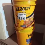 LOTE 231 - 02 BALDES DE VEDALIT, ADITIVO PLASTIFICANTE CONCENTRADO PARA ARGAMASSA DE ASSENTAMENTO E REBOCO CONVENCIONAL. (NO ESTADO, LEILÃO NÃO TEM GARANTIA E NEM DEVOLUÇÃO, SUJEITO A POSSÍVEIS AVARIAS VISÍVEIS/OCULTAS E/OU AUSÊNCIA DE COMPONENTES).