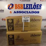 LOTE 197 - 02 CAIXAS DE LUVAS RANHURADA DE LÁTEX TAMANHOS “M/G” COM 36 PACOTES CADA. (NO ESTADO, LEILÃO NÃO TEM GARANTIA E NEM DEVOLUÇÃO, SUJEITO A POSSÍVEIS AVARIAS VISÍVEIS/OCULTAS E/OU AUSÊNCIA DE COMPONENTES).