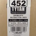LOTE 452 - 12 LATAS DE ESPUMA DE PU MULTIUSO TYTAN. (NO ESTADO, LEILÃO NÃO TEM GARANTIA E NEM DEVOLUÇÃO, SUJEITO A POSSÍVEIS AVARIAS VISÍVEIS/OCULTAS E/OU AUSÊNCIA DE COMPONENTES).