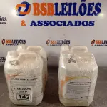 LOTE 142 - 10 LITROS DE ESPUMA HIGIENIZADORA PARA ANTISSEPSIA INSTANTÂNEA DAS MÃOS E 10 LITROS DE SABONETE DE ESPUMA ANTISSÉPTICO. (NO ESTADO, LEILÃO NÃO TEM GARANTIA E NEM DEVOLUÇÃO, SUJEITO A POSSÍVEIS AVARIAS VISÍVEIS/OCULTAS E/OU AUSÊNCIA DE COMPONENTES).