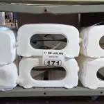 LOTE 171 - 06 CAIXAS DE DESCARGAS MARCAS E MODELOS DIVERSOS. (NO ESTADO, LEILÃO NÃO TEM GARANTIA E NEM DEVOLUÇÃO, SUJEITO A POSSÍVEIS AVARIAS VISÍVEIS/OCULTAS E/OU AUSÊNCIA DE COMPONENTES).