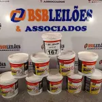 LOTE 167 - 10 QUILOS DE REJUNTAMENTO ACRÍLICO SUPER JUNTA. (NO ESTADO, LEILÃO NÃO TEM GARANTIA E NEM DEVOLUÇÃO, SUJEITO A POSSÍVEIS AVARIAS VISÍVEIS/OCULTAS E/OU AUSÊNCIA DE COMPONENTES).