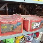 LOTE 216 - 02 CAIXAS DE DRYKOTEC 5500 18KG. (NO ESTADO, LEILÃO NÃO TEM GARANTIA E NEM DEVOLUÇÃO, SUJEITO A POSSÍVEIS AVARIAS VISÍVEIS/OCULTAS E/OU AUSÊNCIA DE COMPONENTES).