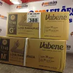 LOTE 388 - 02 CAIXAS DE LUVAS RANHURADA DE LÁTEX TAMANHOS “M/G” COM 36 PACOTES CADA. (NO ESTADO, LEILÃO NÃO TEM GARANTIA E NEM DEVOLUÇÃO, SUJEITO A POSSÍVEIS AVARIAS VISÍVEIS/OCULTAS E/OU AUSÊNCIA DE COMPONENTES).