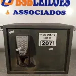 LOTE 207 - 01 COFRE DE PAREDE ELETRÔNICO. (NO ESTADO, LEILÃO NÃO TEM GARANTIA E NEM DEVOLUÇÃO, SUJEITO A POSSÍVEIS AVARIAS VISÍVEIS/OCULTAS E/OU AUSÊNCIA DE COMPONENTES).