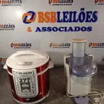 LOTE 277 - 01 PANELA ELÉTRICA E 01 JUICER. (NO ESTADO, LEILÃO NÃO TEM GARANTIA E NEM DEVOLUÇÃO, SUJEITO A POSSÍVEIS AVARIAS VISÍVEIS/OCULTAS E/OU AUSÊNCIA DE COMPONENTES).