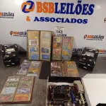 LOTE 143 - 02 IMPRESSORAS DE CUPOM FISCAL BEMATECH, 01 PLACA MÃE E VÁRIOS CARTÕES TELEFÔNICOS. (NO ESTADO, LEILÃO NÃO TEM GARANTIA E NEM DEVOLUÇÃO, SUJEITO A POSSÍVEIS AVARIAS VISÍVEIS/OCULTAS E/OU AUSÊNCIA DE COMPONENTES).