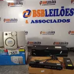 LOTE 357 - 01 BLACK BOX, 01 PORT REPLICATOR E 01 CAIXA DE COM SUBWOOFER PARA PC. (NO ESTADO, LEILÃO NÃO TEM GARANTIA E NEM DEVOLUÇÃO, SUJEITO A POSSÍVEIS AVARIAS VISÍVEIS/OCULTAS E/OU AUSÊNCIA DE COMPONENTES).