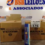 LOTE 176 - 02 CAIXAS COM SILICONE TRANSPARENTE BRASCOVED COM 24 BISNAGAS CADA. (NO ESTADO, LEILÃO NÃO TEM GARANTIA E NEM DEVOLUÇÃO, SUJEITO A POSSÍVEIS AVARIAS VISÍVEIS/OCULTAS E/OU AUSÊNCIA DE COMPONENTES).