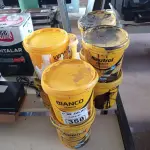 LOTE 358 - 04 BALDES DE PRIMER ASFÁLTICO, 03 BALDES DE NELTROL, 01 DE VEDAPREN PAREDE, 01 DE VEDACIT BIANCO E 01 ADITIVO IMPERMEABILIZANTE PARA CONCRETO E ARGAMASSAS 3,6L TODOS COM AVARIAS. (NO ESTADO, LEILÃO NÃO TEM GARANTIA E NEM DEVOLUÇÃO, SUJEITO A POSSÍVEIS AVARIAS VISÍVEIS/OCULTAS E/OU AUSÊNCIA DE COMPONENTES).