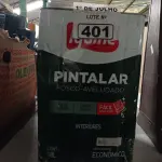LOTE 401 - 01 LATA DE TINTA IQUINE PINTALAR FOSCO AVELUDADO INTERIORES NA COR BRANCO GELO 18L. (NO ESTADO, LEILÃO NÃO TEM GARANTIA E NEM DEVOLUÇÃO, SUJEITO A POSSÍVEIS AVARIAS VISÍVEIS/OCULTAS E/OU AUSÊNCIA DE COMPONENTES).