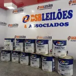 LOTE 177 - 11 LATAS DE CATALISADOR EXCLUSIVO PARA MASSA E FUNDO EPÓXI. (NO ESTADO, LEILÃO NÃO TEM GARANTIA E NEM DEVOLUÇÃO, SUJEITO A POSSÍVEIS AVARIAS VISÍVEIS/OCULTAS E/OU AUSÊNCIA DE COMPONENTES).